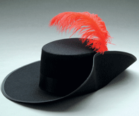 استخدام الريش في القبعات قديما