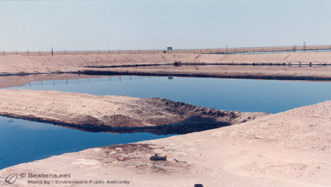 Oil Lakes in Kuwait